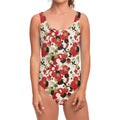 Floral Kimono Pattern Print One Piece Swimsuit