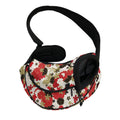Floral Kimono Pattern Print Pet Sling Carrier