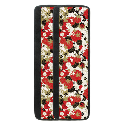 Floral Kimono Pattern Print Refrigerator Handle Covers