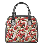 Floral Kimono Pattern Print Shoulder Handbag