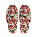 Floral Kimono Pattern Print Slippers