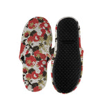 Floral Kimono Pattern Print Slippers