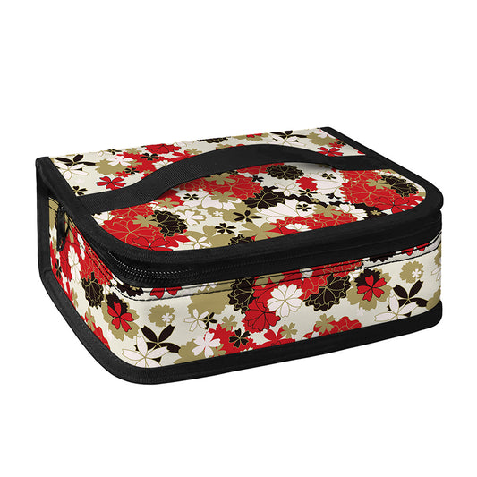 Floral Kimono Pattern Print Small Lunch Bag