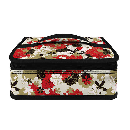 Floral Kimono Pattern Print Small Lunch Bag