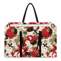 Floral Kimono Pattern Print Utility Tote Bag