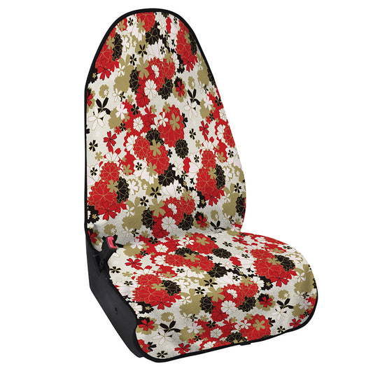 Floral Kimono Pattern Print Waterproof Car Seat Cover