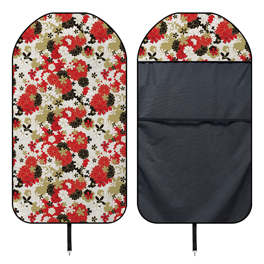 Floral Kimono Pattern Print Waterproof Car Seat Cover