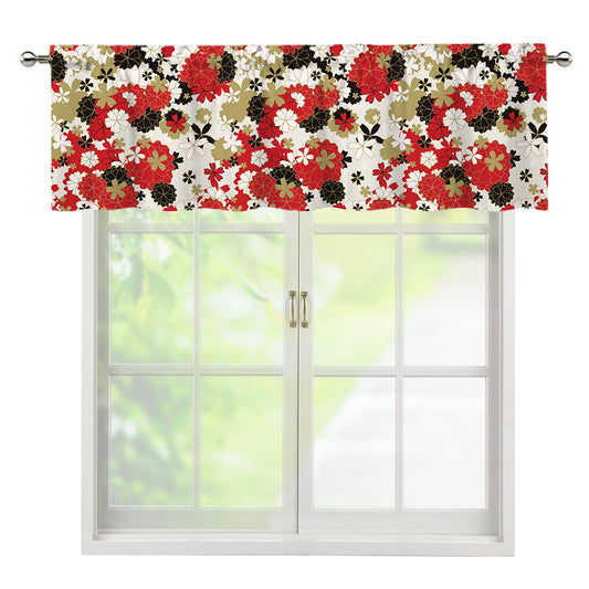 Floral Kimono Pattern Print Window Valance