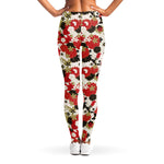 Floral Kimono Pattern Print Women's Leggings