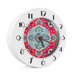 Floral Paisley Mandala Print Alarm Clock