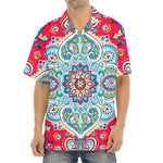Floral Paisley Mandala Print Aloha Shirt