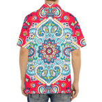 Floral Paisley Mandala Print Aloha Shirt