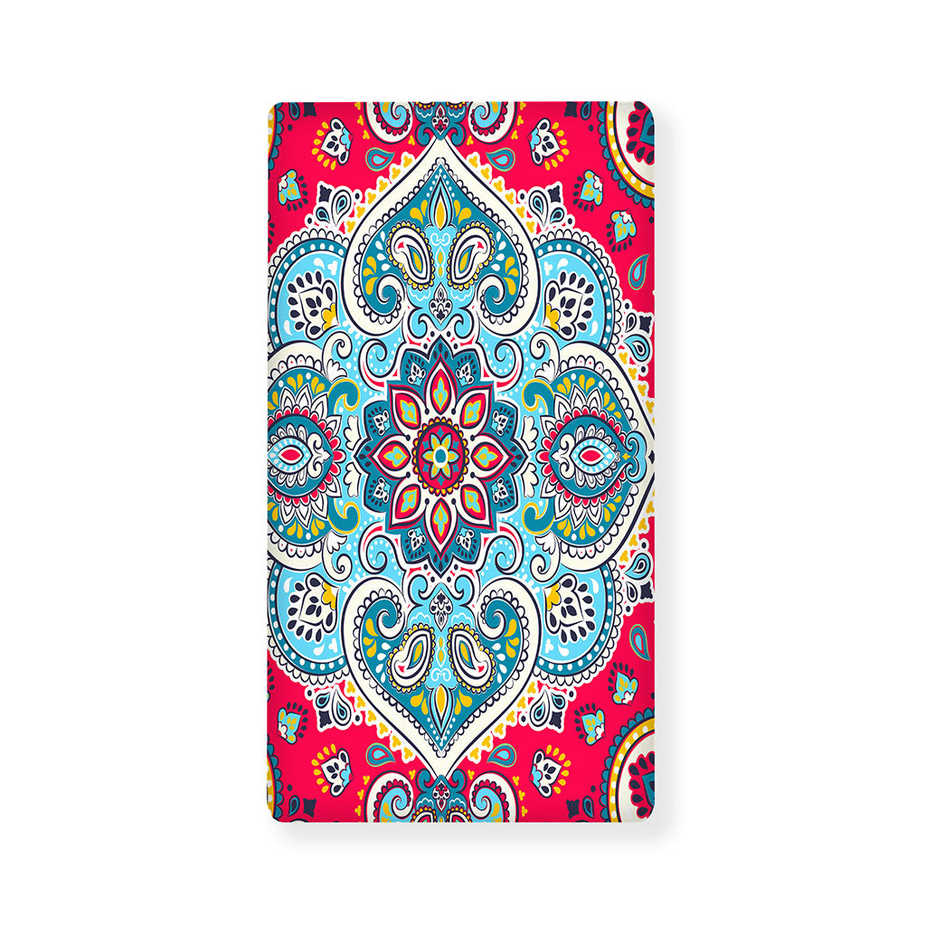 Floral Paisley Mandala Print Baby Crib Sheet