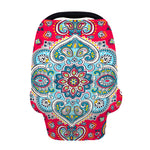 Floral Paisley Mandala Print Baby Seat Cover