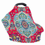 Floral Paisley Mandala Print Baby Seat Cover