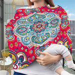 Floral Paisley Mandala Print Baby Seat Cover