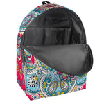Floral Paisley Mandala Print Backpack