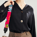 Floral Paisley Mandala Print Bag Strap