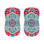 Floral Paisley Mandala Print Bar Stool Covers