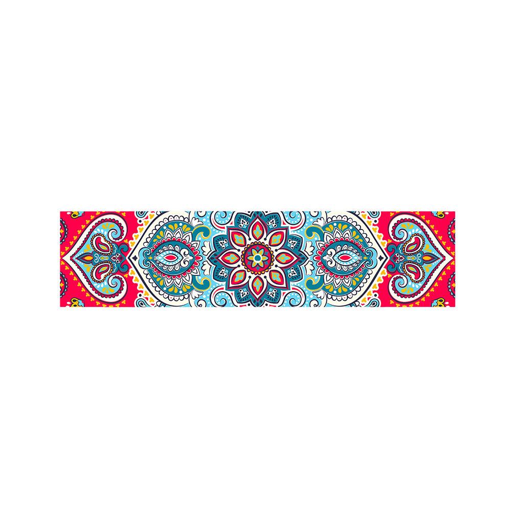 Floral Paisley Mandala Print Bed Runner