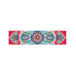 Floral Paisley Mandala Print Bed Runner