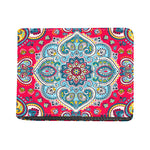 Floral Paisley Mandala Print Bifold Wallet