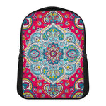 Floral Paisley Mandala Print Casual Backpack