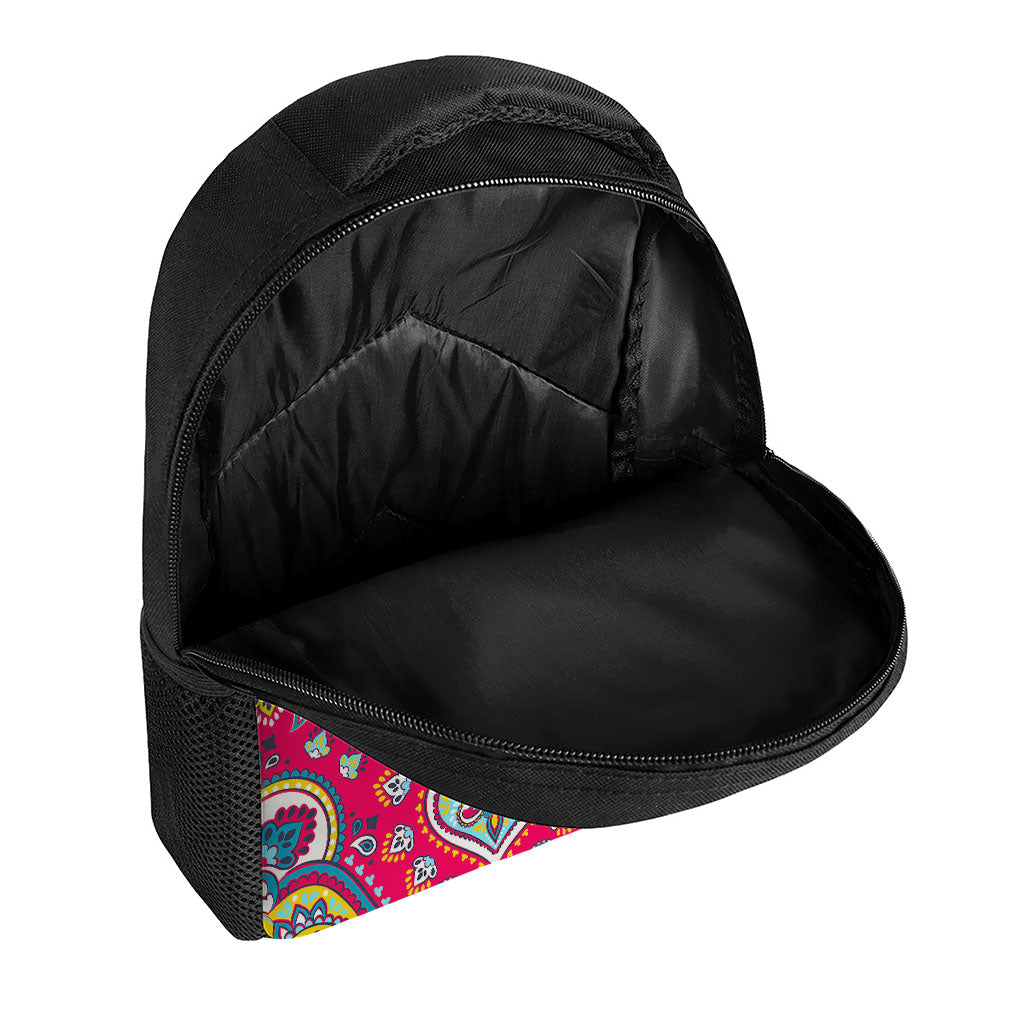 Floral Paisley Mandala Print Casual Backpack