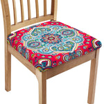 Floral Paisley Mandala Print Chair Cushion Cover