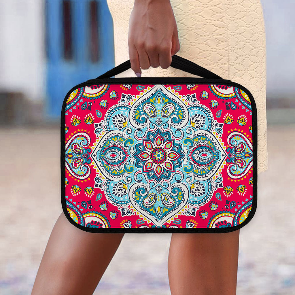 Floral Paisley Mandala Print Classic Bible Case