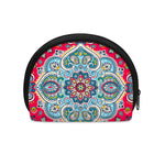 Floral Paisley Mandala Print Coin Purse