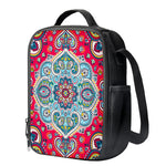 Floral Paisley Mandala Print Crossbody Lunch Bag