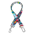 Floral Paisley Mandala Print Dog Seat Belt