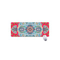 Floral Paisley Mandala Print Extended Mouse Pad