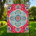 Floral Paisley Mandala Print Garden Flag