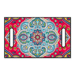 Floral Paisley Mandala Print Golf Cart Seat Cover