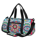 Floral Paisley Mandala Print Gym Bag