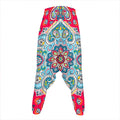 Floral Paisley Mandala Print Hammer Pants