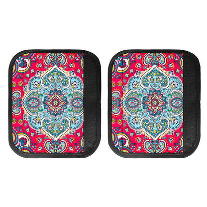 Floral Paisley Mandala Print Handle Covers