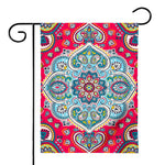 Floral Paisley Mandala Print House Flag