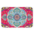 Floral Paisley Mandala Print Indoor Door Mat