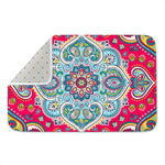 Floral Paisley Mandala Print Indoor Door Mat