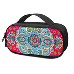 Floral Paisley Mandala Print Insulin Cooler Travel Case
