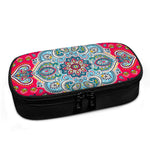 Floral Paisley Mandala Print Insulin Cooler Travel Case
