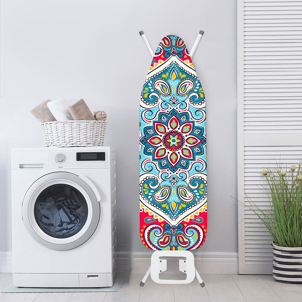 Floral Paisley Mandala Print Ironing Board Cover