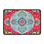 Floral Paisley Mandala Print Kitchen Mat