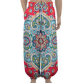 Floral Paisley Mandala Print Lantern Pants
