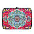 Floral Paisley Mandala Print Laptop Sleeve