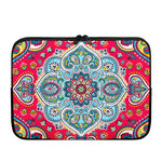 Floral Paisley Mandala Print Laptop Sleeve