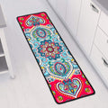 Floral Paisley Mandala Print Long Kitchen Mat